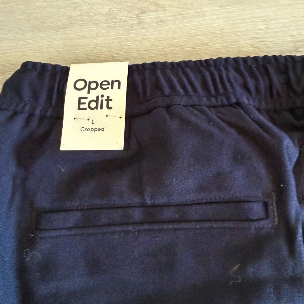 Open Edit Drawstring Pants Navy Various Sizes NWT - Picture 4 of 7